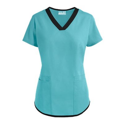 Butter-Soft Scrubs by UA™ V-Neck Top w/ Side Pocket Entry