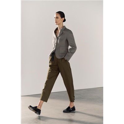 ZW COLLECTION DOUBLE-FACED FITTED BLAZER
