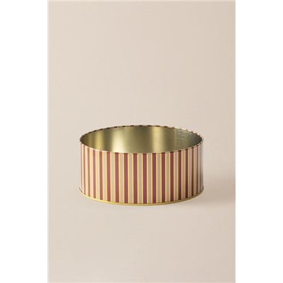 Louise Yuvarlak Metal Kutu Orta