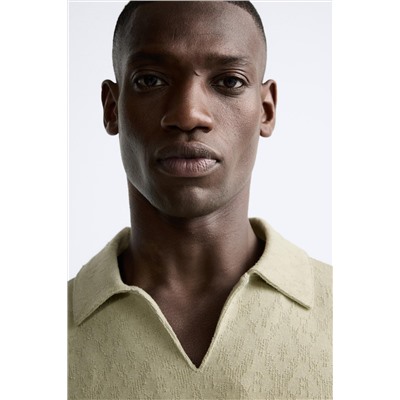 POLO JACQUARD GEOMÉTRICO
