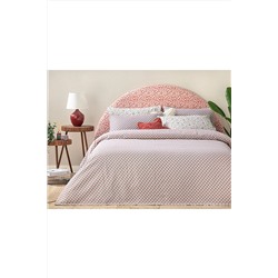 English Home Sweet Tulips Baskılı Çift Kişilik Pike 200x220 Cm Koyu Pembe 10039007