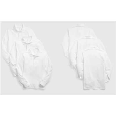 Kids Organic Cotton Uniform Polo Shirt (3-Pack)