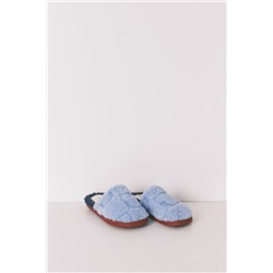 Zapatillas casa ducha Mickey azul estampado