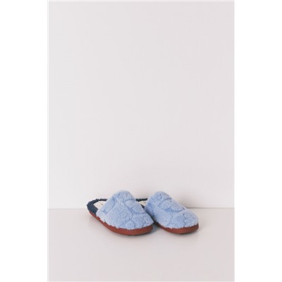 Zapatillas casa ducha Mickey azul estampado