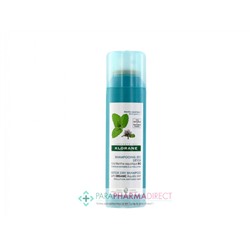 Klorane Shampooing Sec Detox Menthe Aquatique Cheveux Exposés à la Pollution 150ml