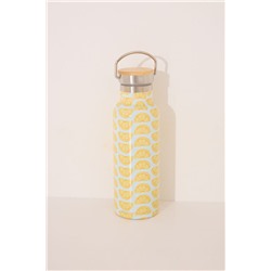 Botella metal print limones Snoopy