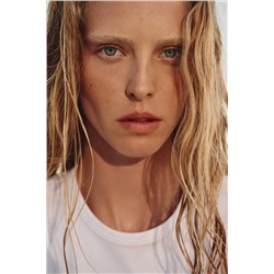 RIBBED SHORT SLEEVE T-SHIRT