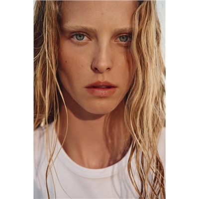 RIBBED SHORT SLEEVE T-SHIRT