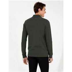 Koyu Yeşil Slim Fit Sweatshirt