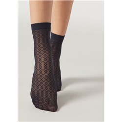 Modische transparente Socken