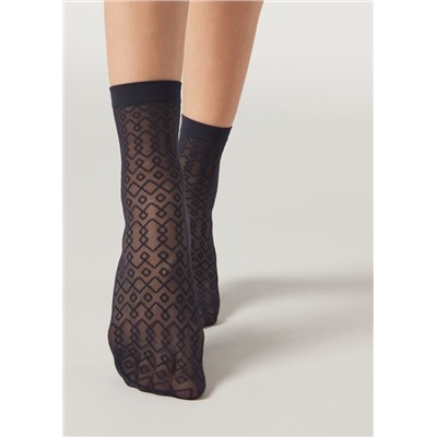 Modische transparente Socken