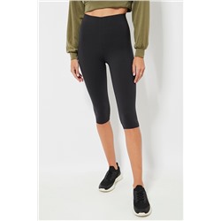 Leggings pirata de compresión cintura alta - Negro