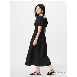 Volume Sleeve Dress (Short Sleeve)