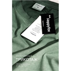 Мужская футболка оверсайз с эффектом градиент Happyfox