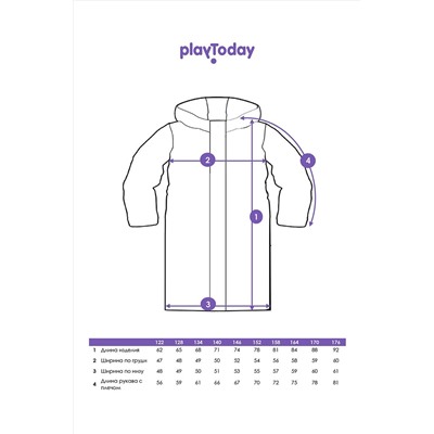 Пальто PLAYTODAY, 1125893