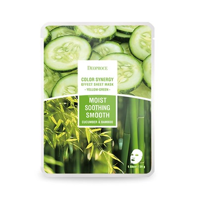 Color Synergy Effect Sheet Mask-Yellow Green (10ea)
