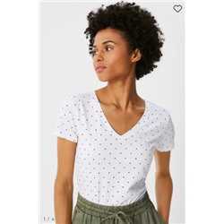 Multipack 2er - Basic-T-Shirt - Bio-Baumwolle