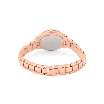 LADIES EMBELLISHED DECO ANALOG WATCH