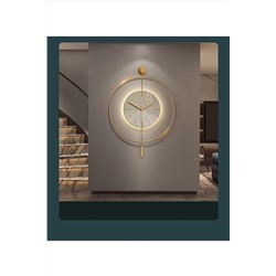 MetaQuartz Aksesuar Xxl Timelless Kristal Led Duvar Saati 90 Çap , Modern Dekoratif Metal Ledli Duvar Saati timellesKristal0077