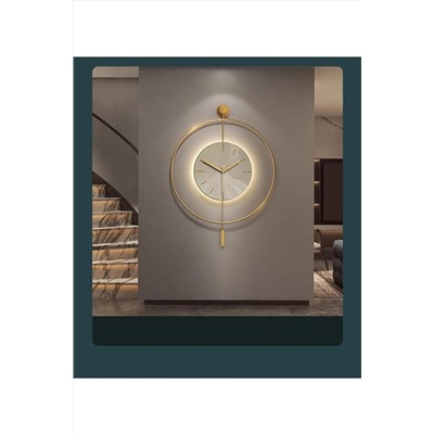 MetaQuartz Aksesuar Xxl Timelless Kristal Led Duvar Saati 90 Çap , Modern Dekoratif Metal Ledli Duvar Saati timellesKristal0077