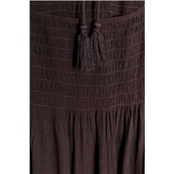 SMOCKED HALTER DRESS