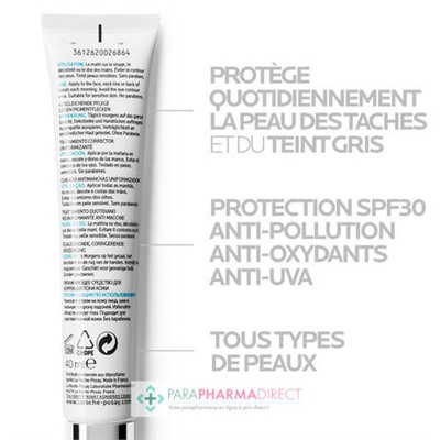 La Roche Posay Pigmentclar UV SPF30 - Soin Correcteur Réuniformisant 40ml
