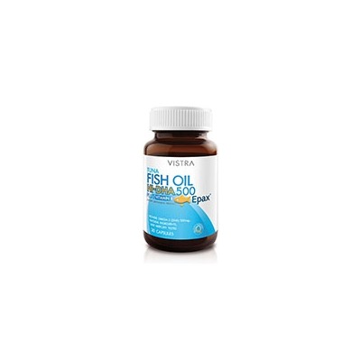 РЫБИЙ ЖИР (ТУНЕЦ) + ВИТАМИН Е ОТ VISTRA 30 КАПСУЛ / VISTRA TUNA FISH OIL HI-DHA 500 PLUS VITAMIN E 30 CAPSULES