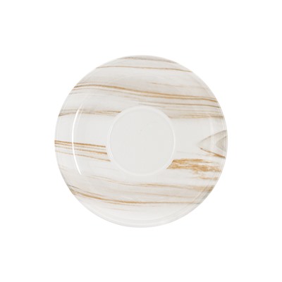 Пара чайная, 1 перс, 2 пр, 250 мл, фарфор P, белая, мрамор, Royal Marble, 62772