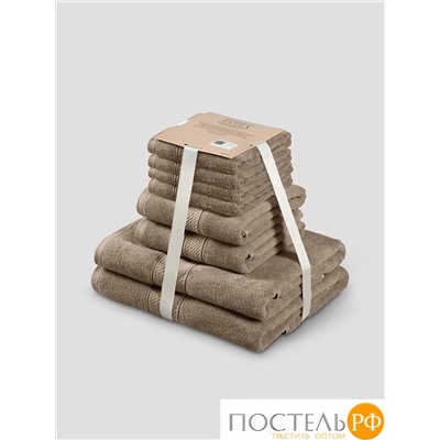 ESTIA МАРТОС беж К-т полотенец 30х50-4/50х80-2/70х130-2, 100% хлопок, 500 г/м2