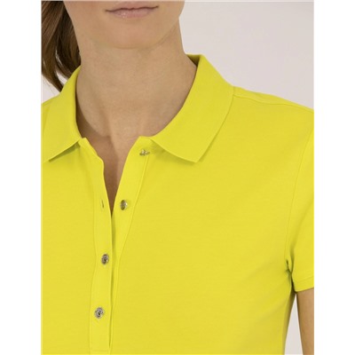 Yeşil Slim Fit Polo Yaka Basic Tişört