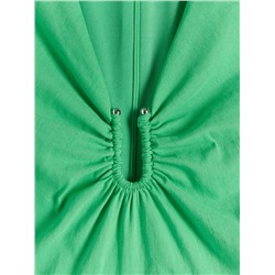 Kleid aus Leinenmischung