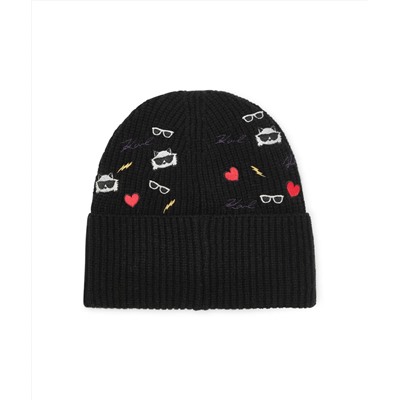 CATE PINS EMBROIDERY BEANIE