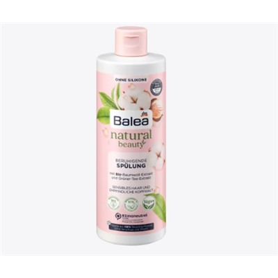 Spülung Natural Beauty Bio-Baumwoll-Extrakt und Grüner-Tee-Extrakt, 350 ml