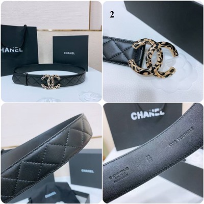 Женский ремень Chane*l 🖤 (натуральная кожа)