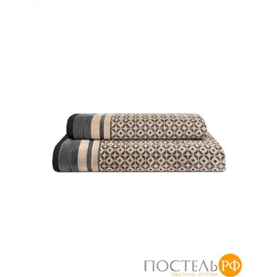 Полотенце велюровое Arya Paulo 70x140 Кирпичный