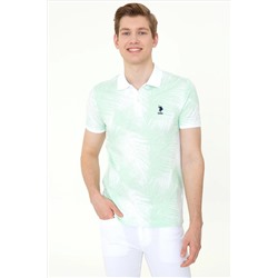Erkek Mint Polo Yaka Tişört