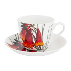 Пара чайная, 1 перс, 2 пр, 450 мл, фарфор F, белая, Колокольчик, Royal Botanic Gardens, 60716