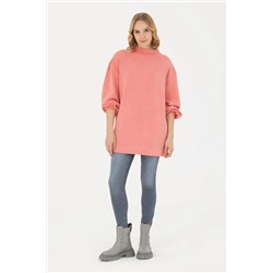Kadın Somon Sweatshirt
