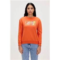Bad Bear, Re-Carina Turuncu Kadın Sweatshirt