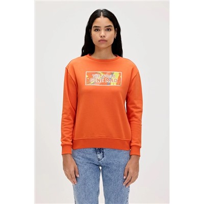 Bad Bear, Re-Carina Turuncu Kadın Sweatshirt