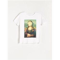 T-Shirt mit aufdruck