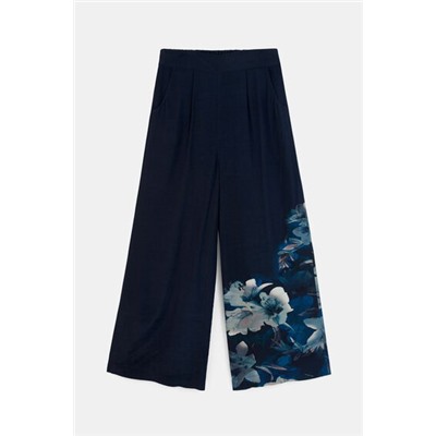 Pantalón culotte floral