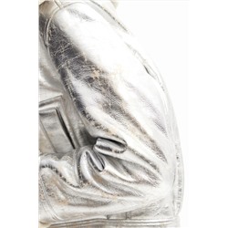 Chaqueta aviador metalizada doble faz