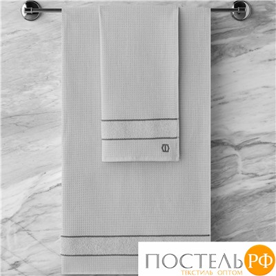 TOGAS САУНЕРС св-сер Полотенце 70х140, 1 пр., вафля/махра, 100% хлопок, 450 г/м2