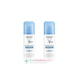 Vichy Déodorant Minéral 48h sans Sels d'Aluminium Spray 2x125mlLot  × 2