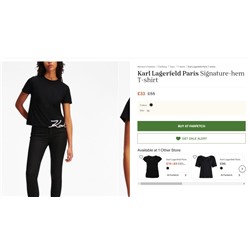 Повседневная футболка трехмерная вышивка   KARL LAGERFEL*D ОРИГИНАЛ!