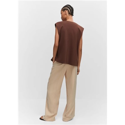 Chaleco recto oversize