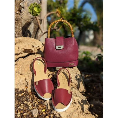 AB.Zapatos · 3202 · Granate+Ab.Zapatos PELLE Bambu (630) vino АКЦИЯ