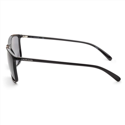 Calvin Klein Men's Black Rectangular Sunglasses