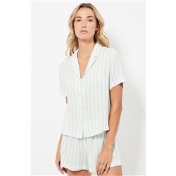 Camisa de pijama - Verde agua